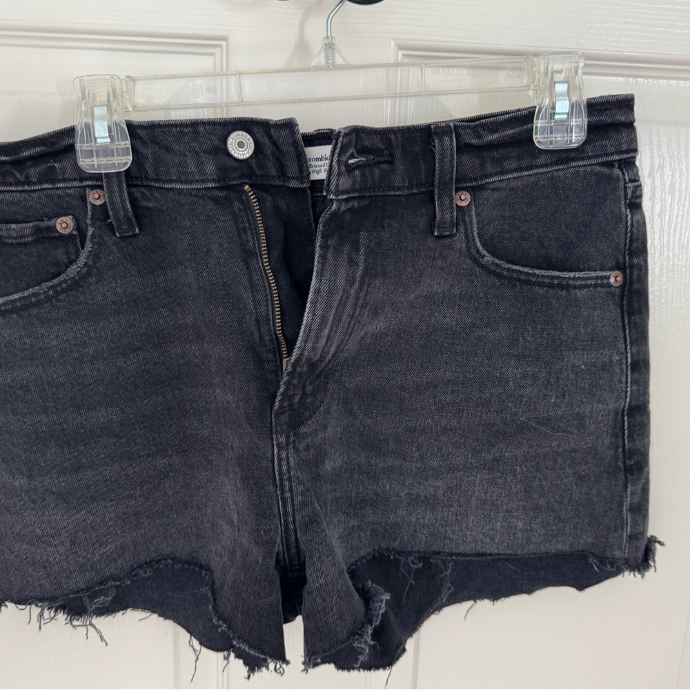 Abercrombie & Fitch Black Jean Shorts